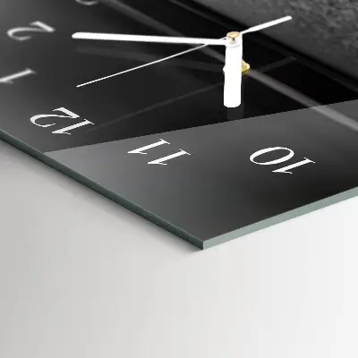 Wanduhr aus glas horizontal Schrankklavier