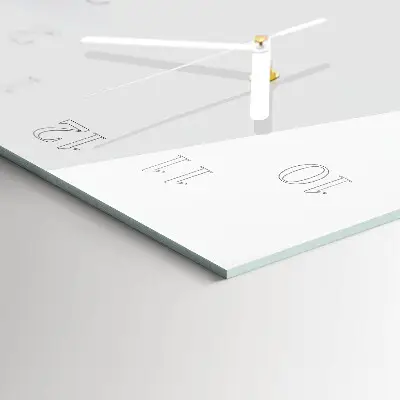 Wanduhr aus glas horizontal Waldhimbeeren