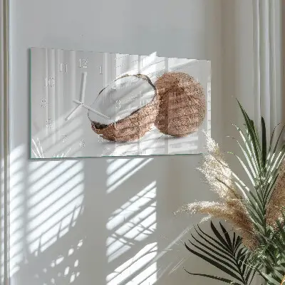 Horizontale Uhr Exotische Kokosnüsse