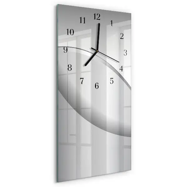 Wanduhr mit motiv vertikal Muster