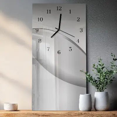 Wanduhr mit motiv vertikal Muster