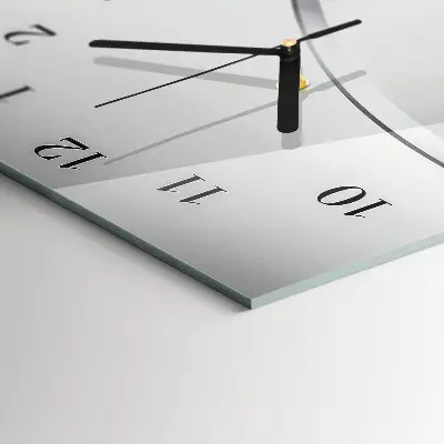 Wanduhr mit motiv vertikal Muster