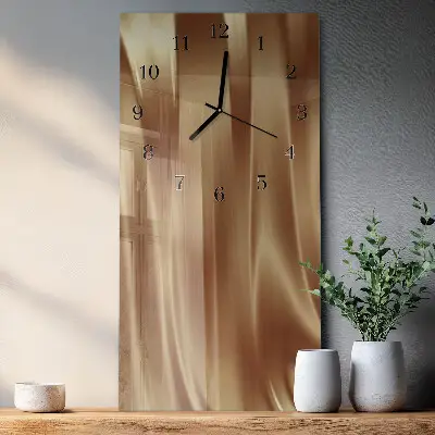 Wanduhr mit motiv vertikal Samt