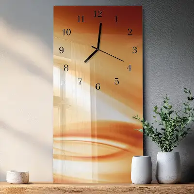Wanduhr design ausgefallen vertikal Abstraktion