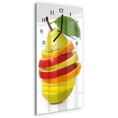 Vertikale Uhr Obst