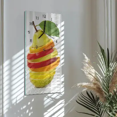 Vertikale Uhr Obst