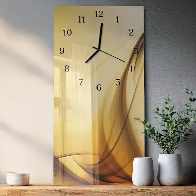 Moderne wanduhr vertikal Abstraktion