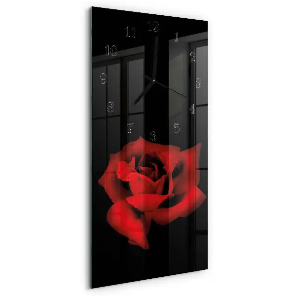 Vertikale Uhr Rose