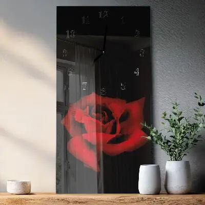 Vertikale Uhr Rose