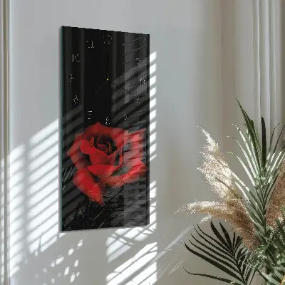 Vertikale Uhr Rose