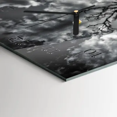 Wanduhr design ausgefallen vertikal Baum
