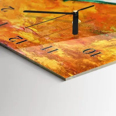 Vertikale glas wanduhr Łódź