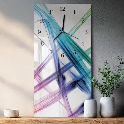 Moderne wanduhr vertikal Abstraktion