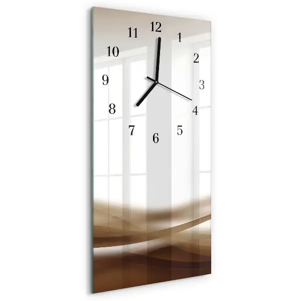 Wanduhr design ausgefallen vertikal Abstrakte Linien