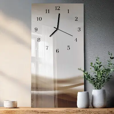 Wanduhr design ausgefallen vertikal Abstrakte Linien