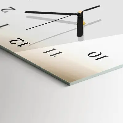 Wanduhr design ausgefallen vertikal Abstrakte Linien