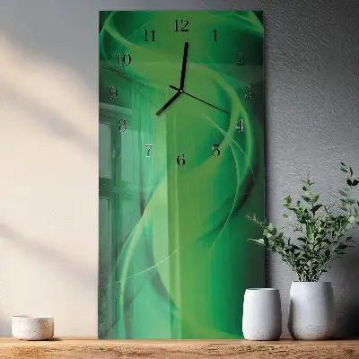 Wanduhr design ausgefallen vertikal Abstraktion