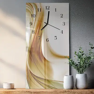 Wanduhr design ausgefallen vertikal Abstraktion