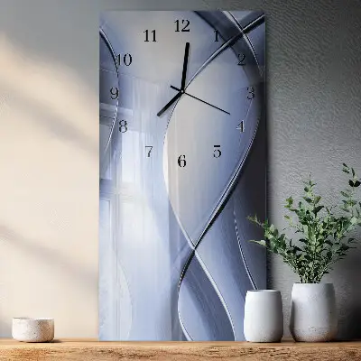 Moderne wanduhr vertikal Abstraktion
