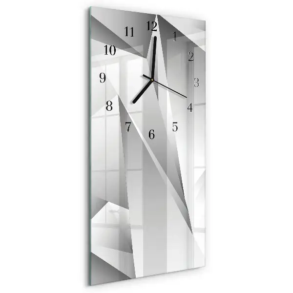 Wanduhr design ausgefallen vertikal Muster