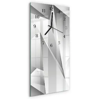 Wanduhr design ausgefallen vertikal Muster