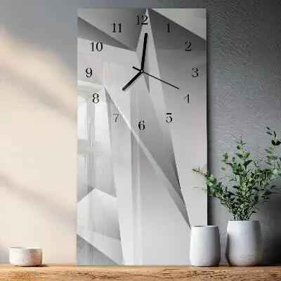Wanduhr design ausgefallen vertikal Muster