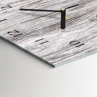Vertikale glas wanduhr Ohne