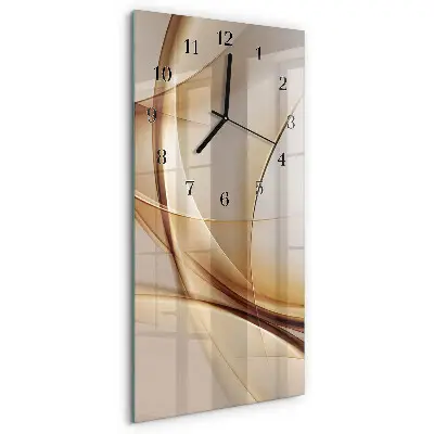 Wanduhr design ausgefallen vertikal Abstraktion