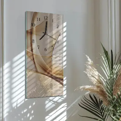 Wanduhr design ausgefallen vertikal Abstraktion
