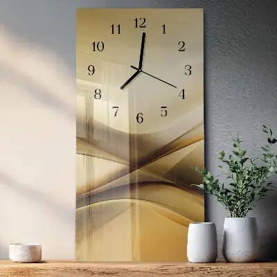 Wanduhr design ausgefallen vertikal Abstraktion