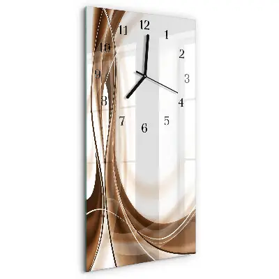 Moderne wanduhr vertikal Muster
