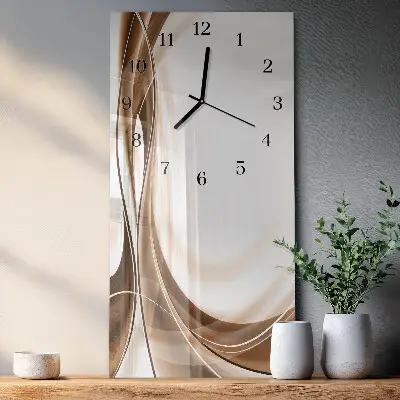 Moderne wanduhr vertikal Muster