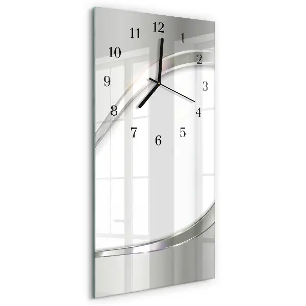 Wanduhr mit motiv vertikal Muster