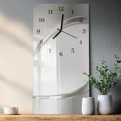 Wanduhr mit motiv vertikal Muster