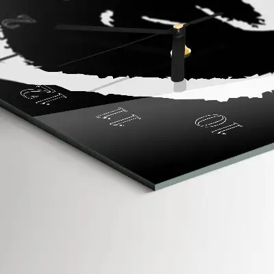 Moderne wanduhr vertikal Abstraktion