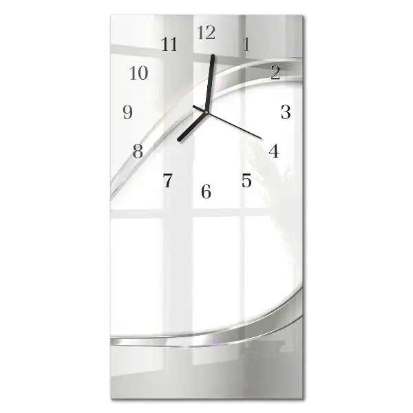 Wanduhr mit motiv vertikal Pflanzenblätter