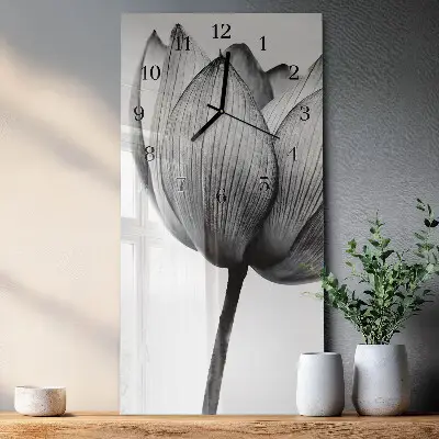 Vertikale Uhr Tulpe
