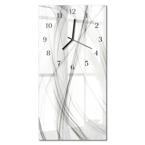 Wanduhr mit motiv vertikal Blumen