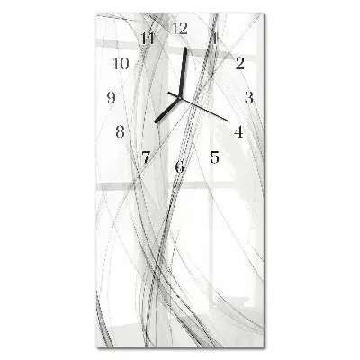 Wanduhr mit motiv vertikal Blumen