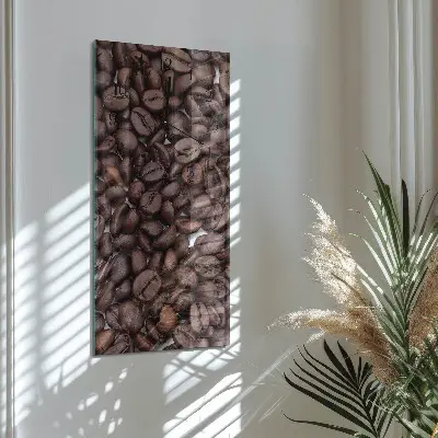 Vertikale Uhr Kaffeebohnen