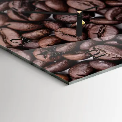 Vertikale Uhr Kaffeebohnen
