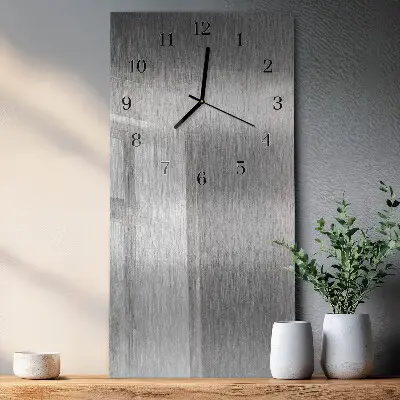 Wanduhr mit motiv vertikal Stahl