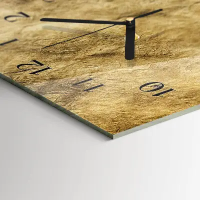 Vertikale glas wanduhr Tischpapier