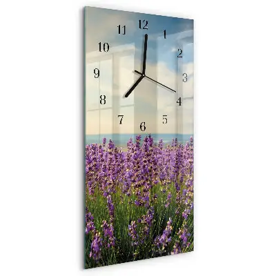 Wanduhr mit motiv vertikal Blumen