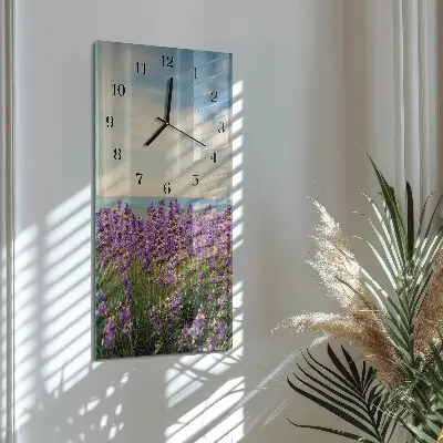 Wanduhr mit motiv vertikal Blumen