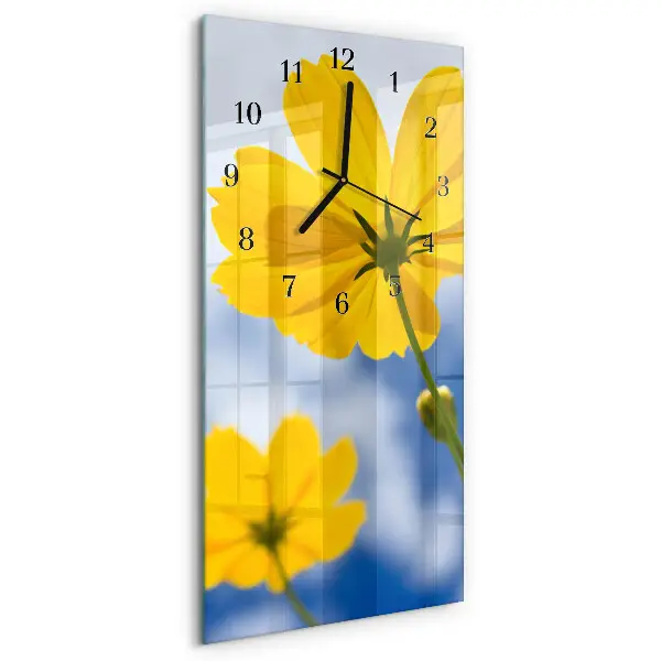 Vertikale Uhr Blume