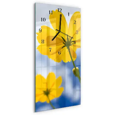 Vertikale Uhr Blume