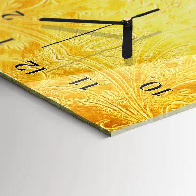 Vertikale glas wanduhr Abstraktion