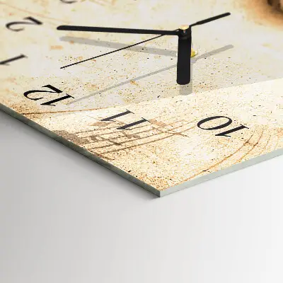 Wanduhr design ausgefallen vertikal Mikrofon
