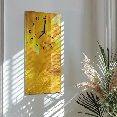 Vertikale Uhr Blätter